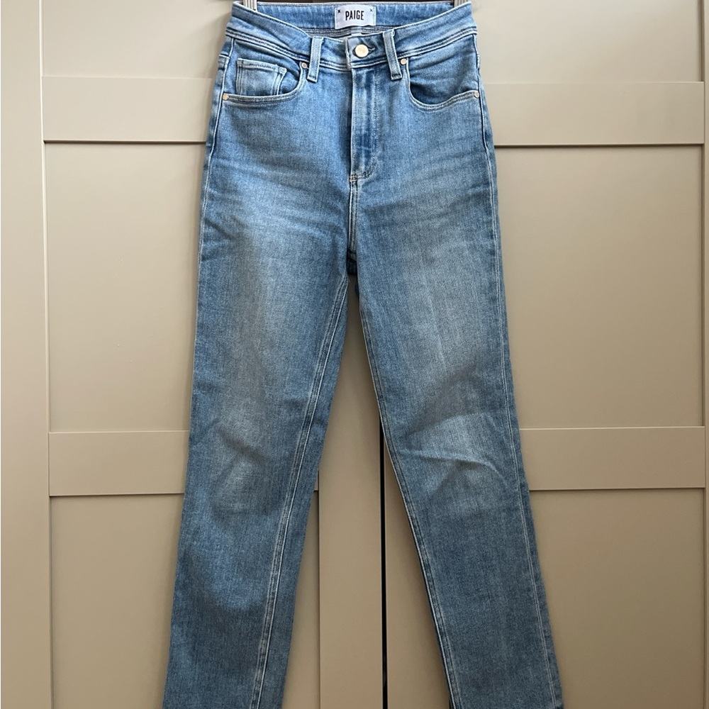PAIGE Women's Denim Straight Leg Jeans